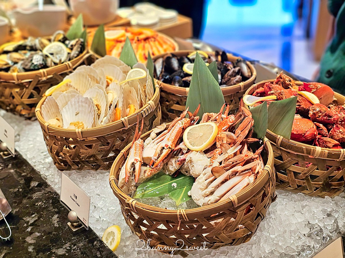 【Garden Kitchen】台北萬豪酒店自助餐開箱：高質感海鮮、現切牛排、精緻沙拉吧一次吃到飽 @兔兒毛毛姊妹花