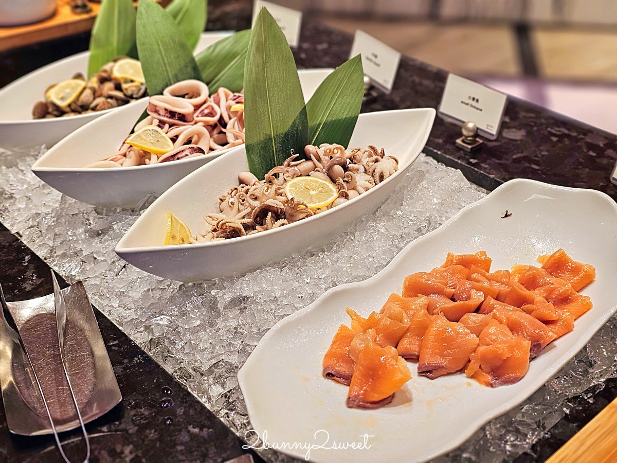 【Garden Kitchen】台北萬豪酒店自助餐開箱：高質感海鮮、現切牛排、精緻沙拉吧一次吃到飽 @兔兒毛毛姊妹花