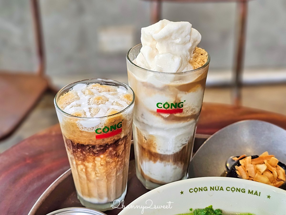 【共咖啡 Cộng C&agrave; Ph&ecirc; 台北光復南店】松山美食越南椰子咖啡推薦，復古軍風咖啡廳評價 @兔兒毛毛姊妹花