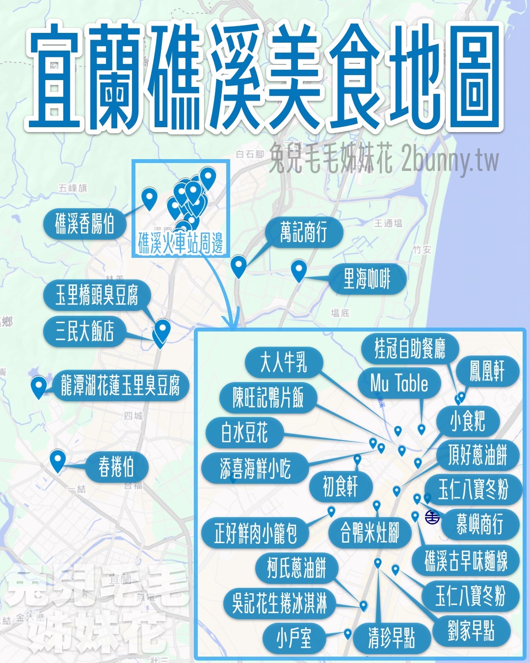 【礁溪美食懶人包】在地人推薦必吃清單,從平價小吃、質感咖啡到五星級餐廳 @兔兒毛毛姊妹花 【礁溪美食懶人包】在地人推薦必吃清單,從平價小吃、質感咖啡到五星級餐廳 @兔兒毛毛姊妹花