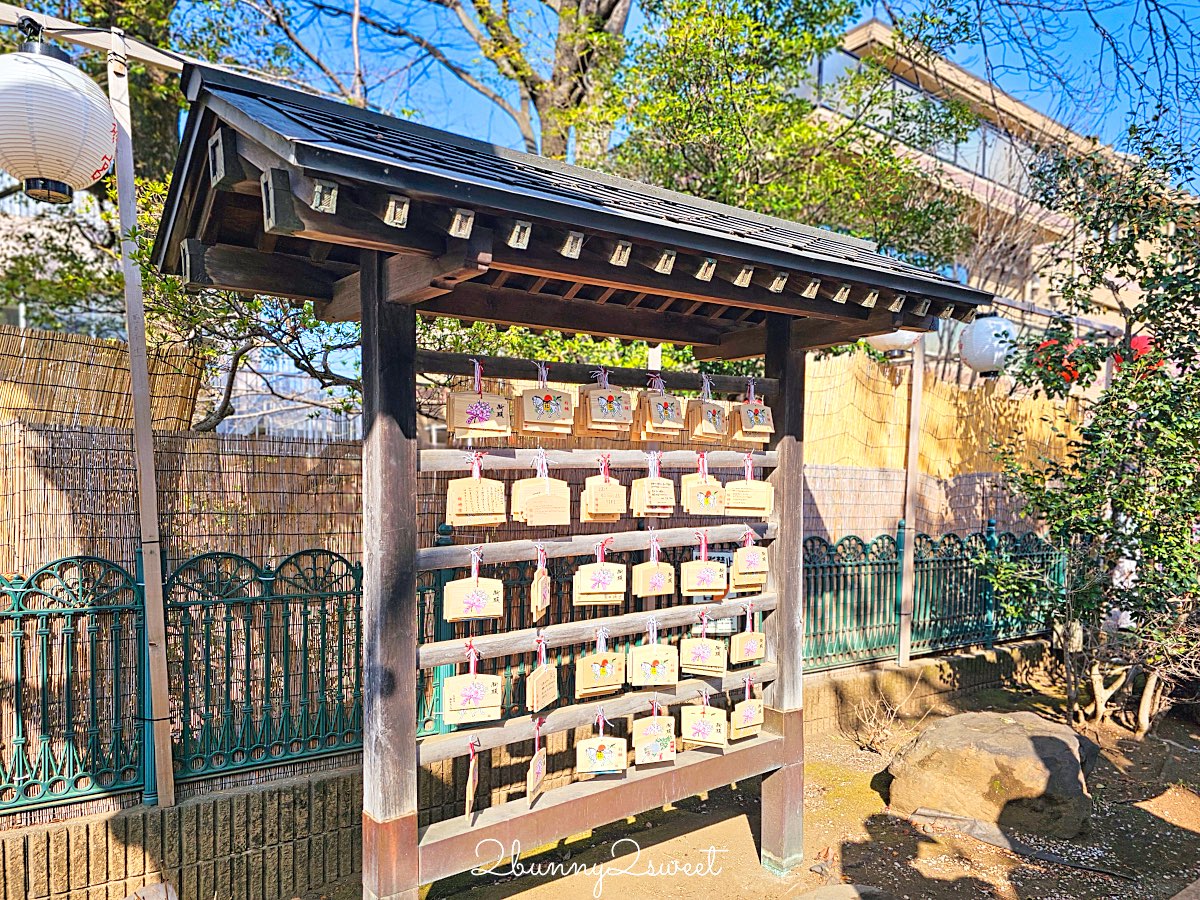 【櫻神宮】東京最夢幻櫻花神社！河津櫻、粉紅祈願緞帶、必收蕾絲御守的東京早櫻景點 @兔兒毛毛姊妹花