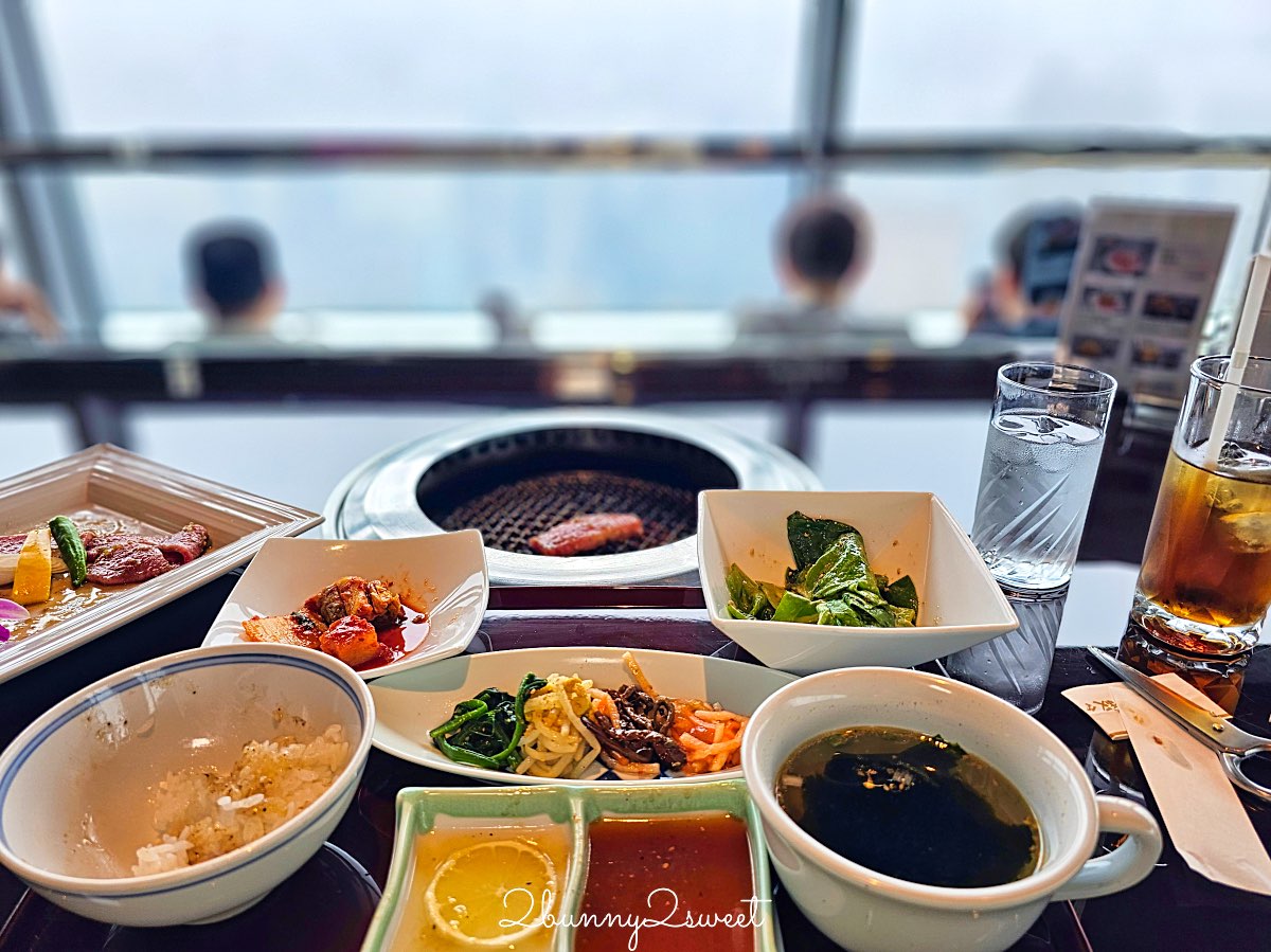 【敘敘苑 東京歌劇城53F店】新宿美食高空景觀燒肉午餐推薦，3,500円起吃到完整套餐 @兔兒毛毛姊妹花
