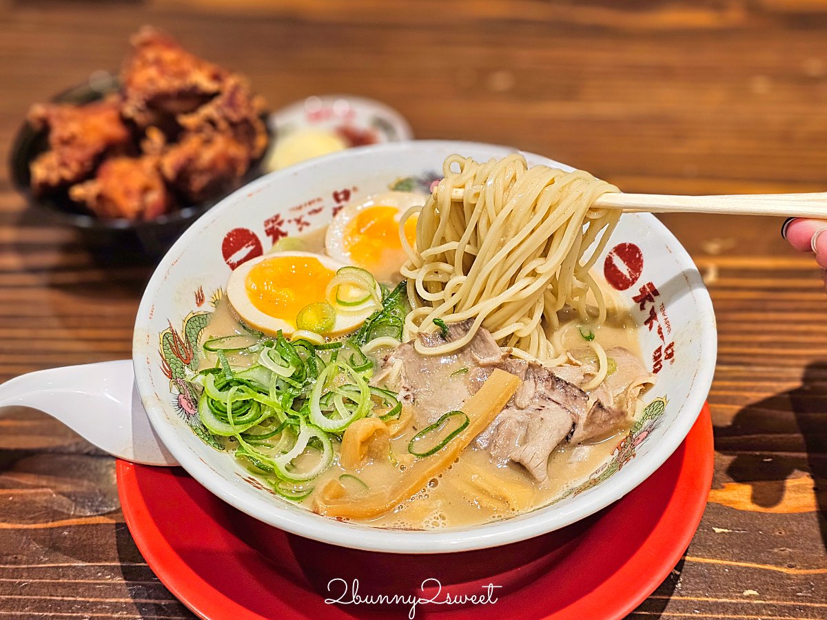 【天下一品】京都拉麵推薦：超濃こってり拉麵＋唐揚雞定食，一吃就記住的重口味系拉麵 @兔兒毛毛姊妹花