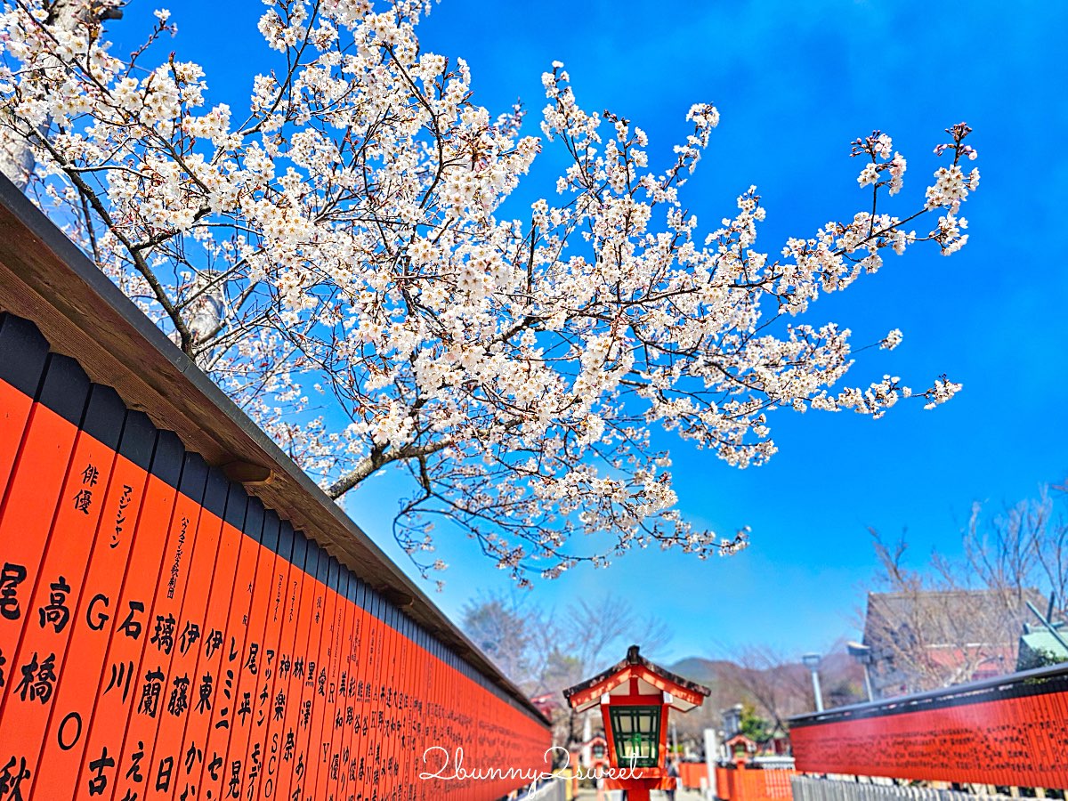 【京都車折神社】藝能神社＋早櫻秘境！從二月底一路賞櫻到四月，嵐山旁必訪神社 @兔兒毛毛姊妹花