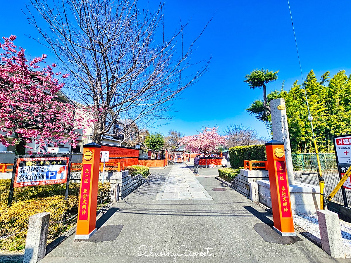 【京都車折神社】藝能神社＋早櫻秘境！從二月底一路賞櫻到四月，嵐山旁必訪神社 @兔兒毛毛姊妹花