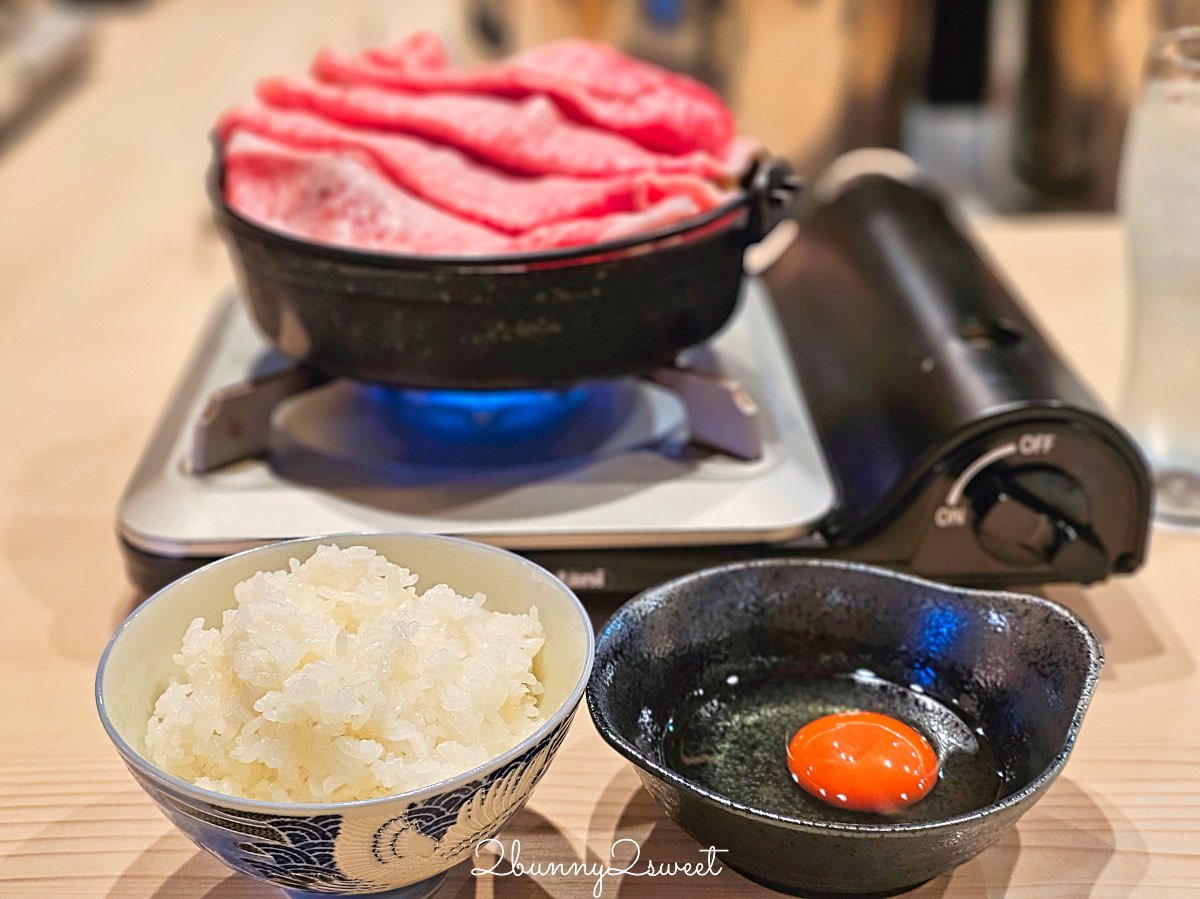 【大阪日本橋鶴屋 TSURUYA】黑門市場旁高CP值和牛壽喜燒/涮涮鍋！1980円一人一鍋午餐太狂 @兔兒毛毛姊妹花