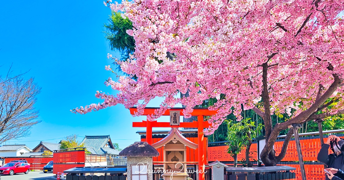 【京都車折神社】藝能神社＋早櫻秘境！從二月底一路賞櫻到四月，嵐山旁必訪神社 @兔兒毛毛姊妹花