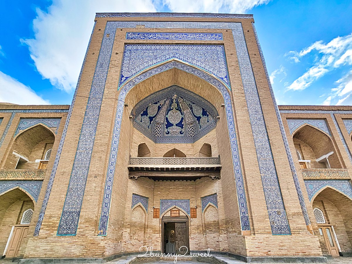 【希瓦卡爾塔米諾宣禮塔 Kalta Minor Minaret】29公尺藍色矮塔、未完成卻最經典的中亞地標 @兔兒毛毛姊妹花