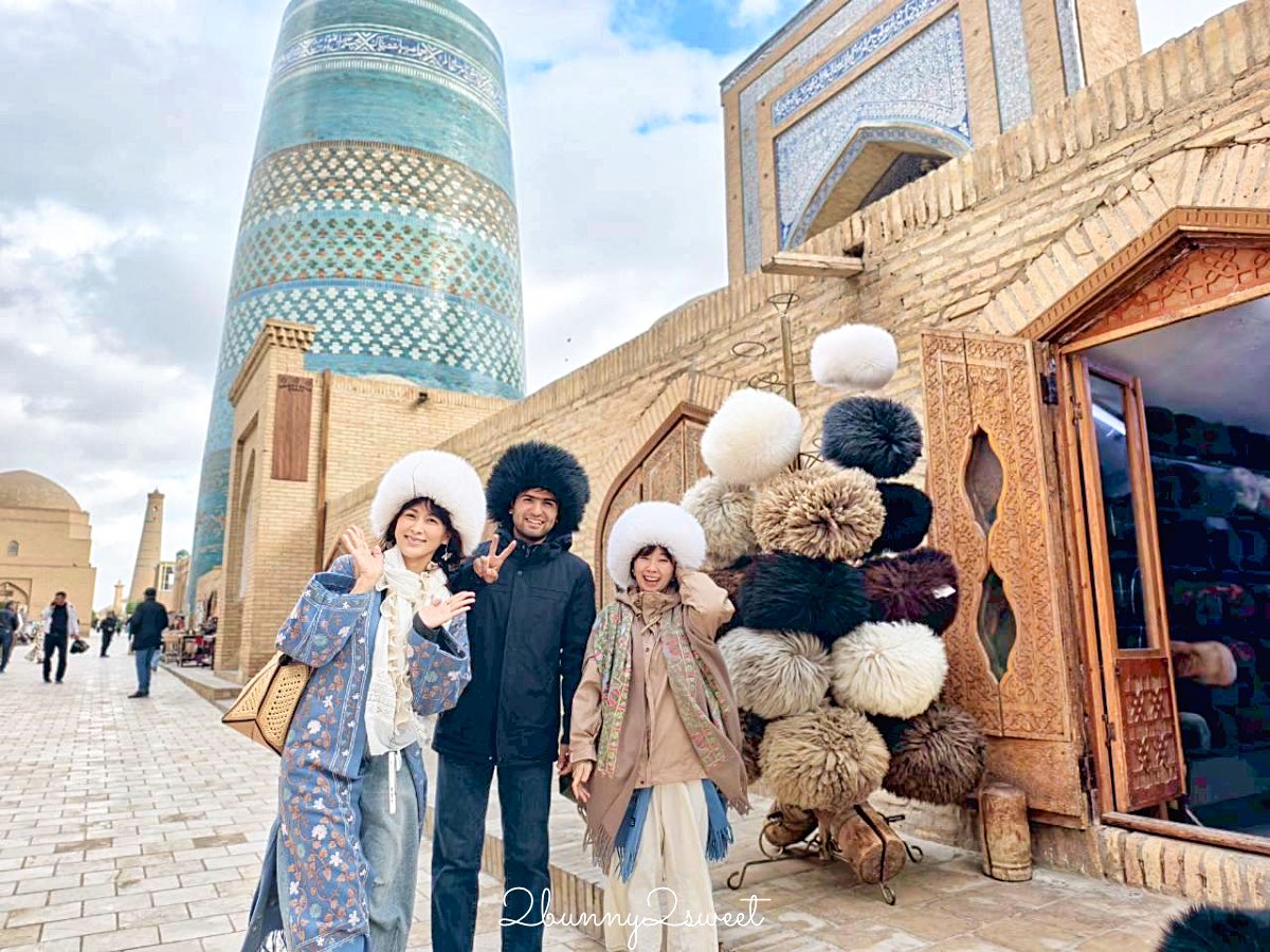 【希瓦卡爾塔米諾宣禮塔 Kalta Minor Minaret】29公尺藍色矮塔、未完成卻最經典的中亞地標 @兔兒毛毛姊妹花