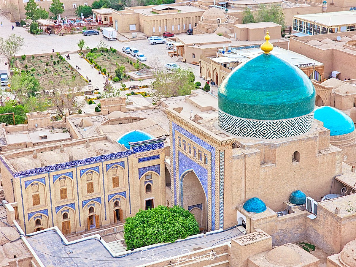 【伊斯蘭&middot;霍賈宣禮塔 Islam Khoja Minaret】登頂俯瞰中亞遺產，希瓦最高地標門票/交通攻略 @兔兒毛毛姊妹花