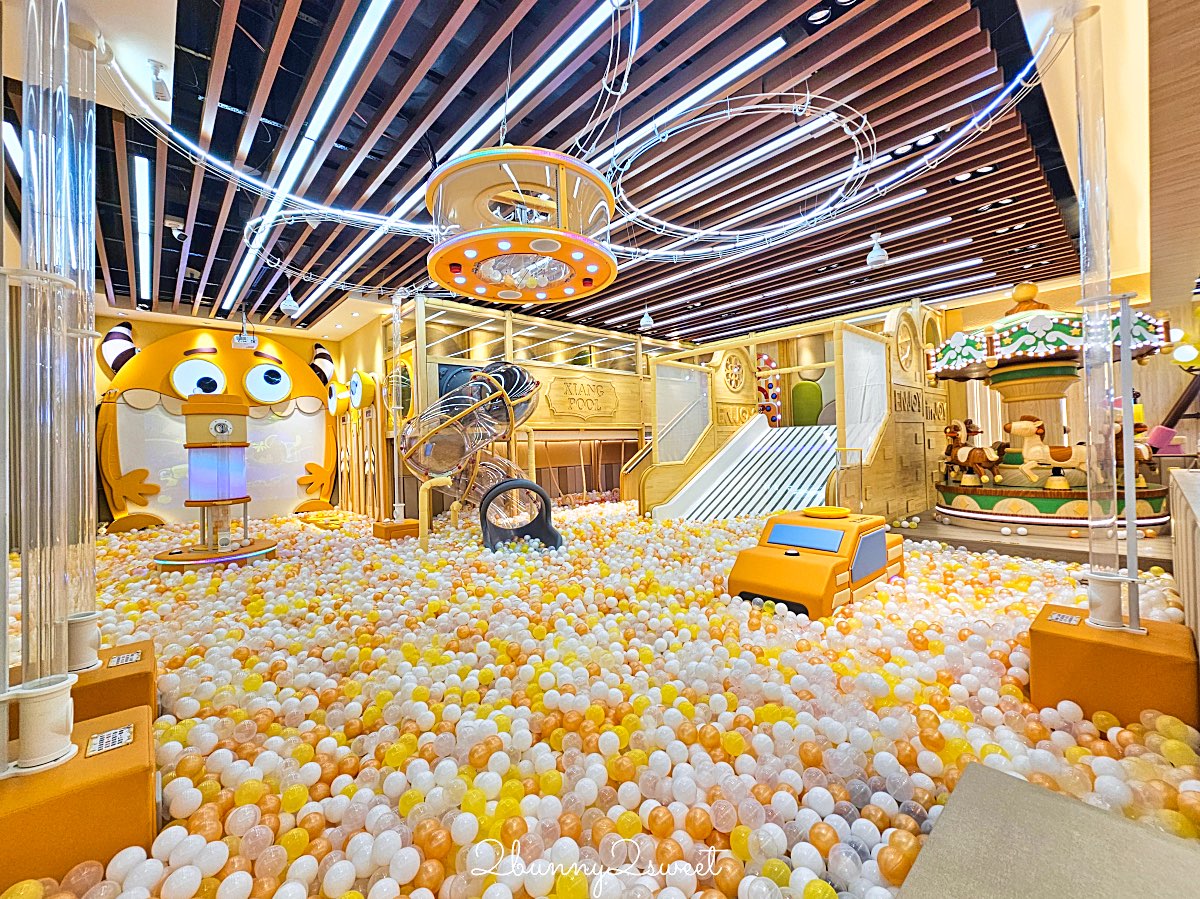 新莊宏匯廣場【享樂園 ENJOY in JOY】150坪質感室內親子樂園，一票玩整天！球池、沙坑、家家酒、水科學實驗室超放電 @兔兒毛毛姊妹花