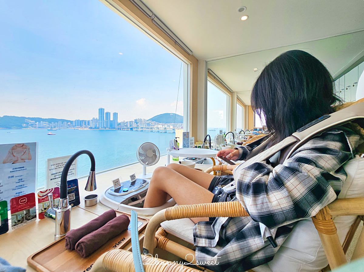 釜山白淺灘文化村泡腳咖啡廳|Footbath Cafe View 海景第一排足浴體驗,邊泡腳邊看海超療癒 @兔兒毛毛姊妹花 釜山白淺灘文化村泡腳咖啡廳|Footbath Cafe View 海景第一排足浴體驗,邊泡腳邊看海超療癒 @兔兒毛毛姊妹花