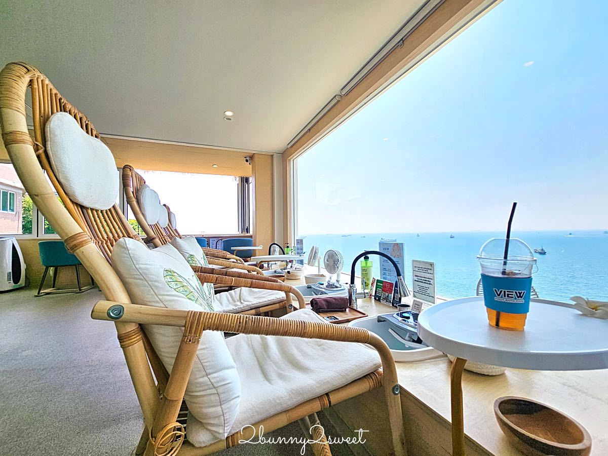 釜山白淺灘文化村泡腳咖啡廳|Footbath Cafe View 海景第一排足浴體驗,邊泡腳邊看海超療癒 @兔兒毛毛姊妹花 釜山白淺灘文化村泡腳咖啡廳|Footbath Cafe View 海景第一排足浴體驗,邊泡腳邊看海超療癒 @兔兒毛毛姊妹花