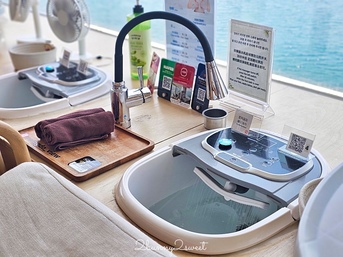 釜山白淺灘文化村泡腳咖啡廳|Footbath Cafe View 海景第一排足浴體驗,邊泡腳邊看海超療癒 @兔兒毛毛姊妹花 釜山白淺灘文化村泡腳咖啡廳|Footbath Cafe View 海景第一排足浴體驗,邊泡腳邊看海超療癒 @兔兒毛毛姊妹花