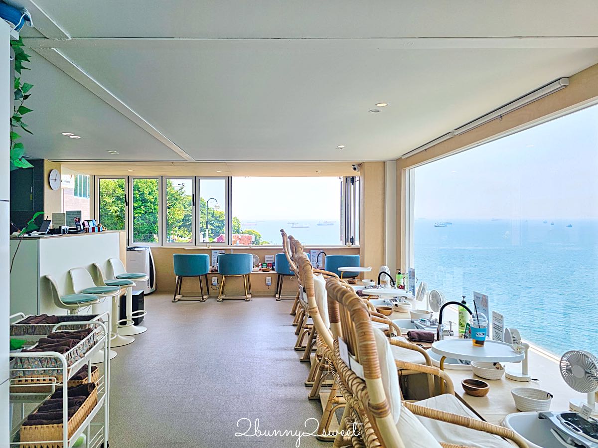 釜山白淺灘文化村泡腳咖啡廳|Footbath Cafe View 海景第一排足浴體驗,邊泡腳邊看海超療癒 @兔兒毛毛姊妹花 釜山白淺灘文化村泡腳咖啡廳|Footbath Cafe View 海景第一排足浴體驗,邊泡腳邊看海超療癒 @兔兒毛毛姊妹花