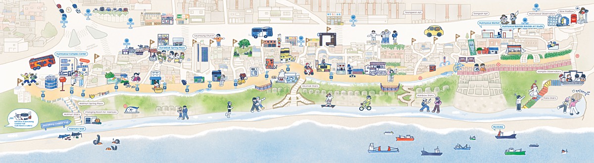 釜山白淺灘文化村攻略｜影島海景第一排散步秘境、絕影海岸步道、交通方式一次看 @兔兒毛毛姊妹花