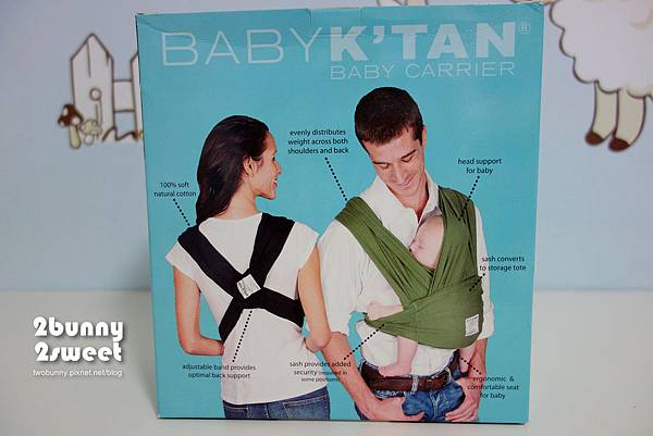 [好物。敗家] 輕薄、好背又安全的『Baby K&#8217;tan Carrier』雙肩式親密背巾 @兔兒毛毛姊妹花