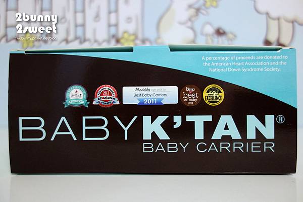 [好物。敗家] 輕薄、好背又安全的『Baby K&#8217;tan Carrier』雙肩式親密背巾 @兔兒毛毛姊妹花