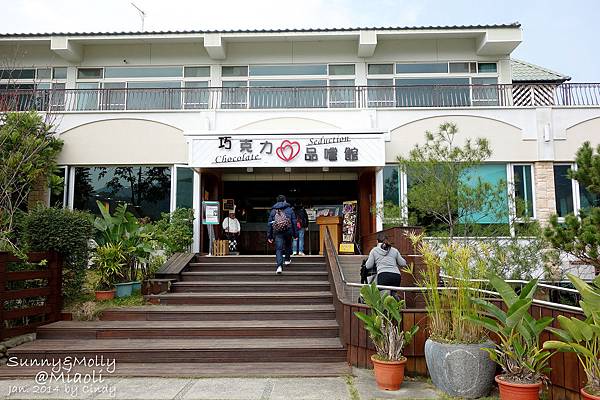 [親子遊。苗栗] 草莓。溫泉。牧場行 (下)-巧克力雲莊賞櫻+用餐&#038;四方牧場餵小牛+滑草 @兔兒毛毛姊妹花