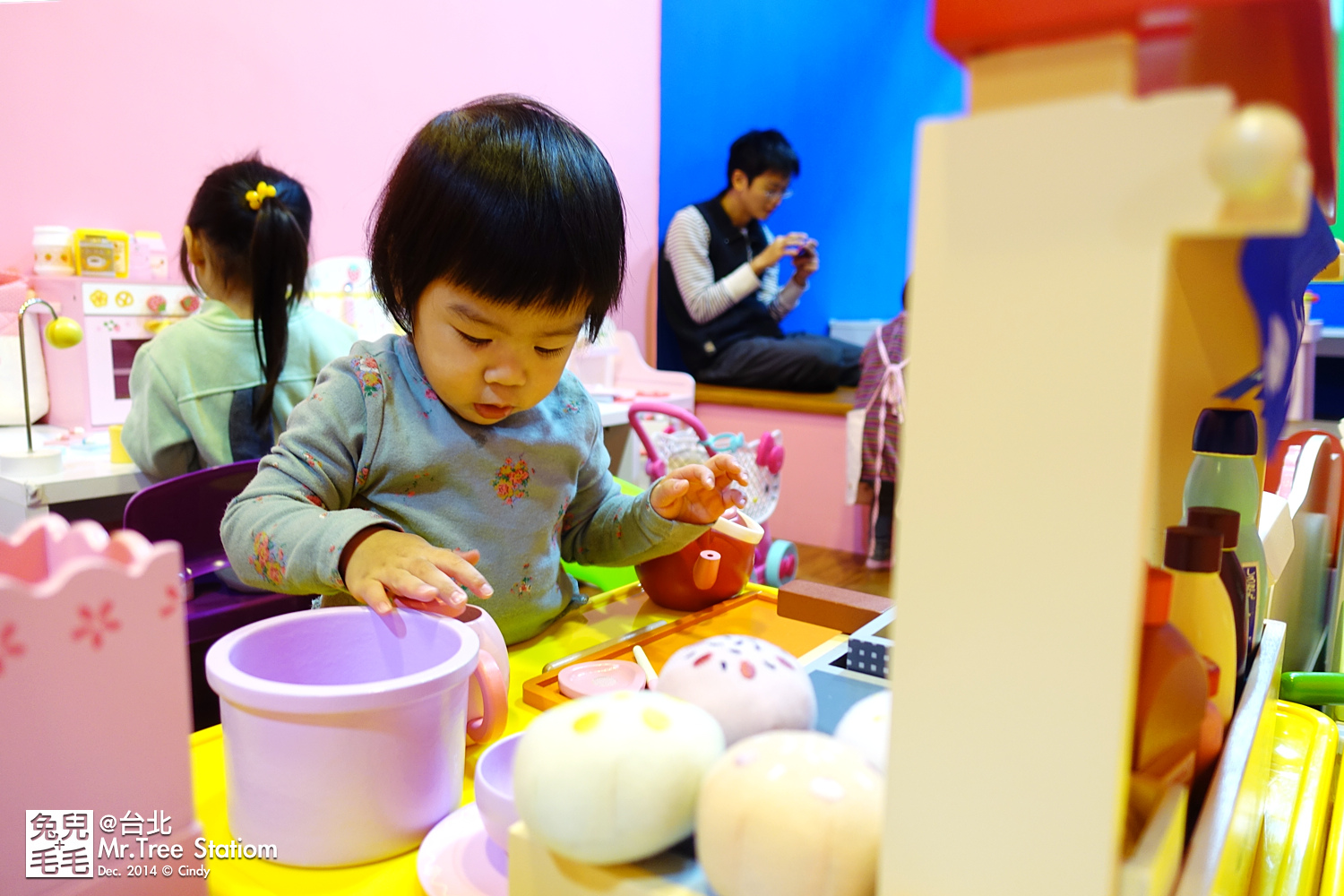 [台北。親子餐廳] 球池、沙池、水池～三個願望一次滿足＠大樹站學齡前親子餐廳 @兔兒毛毛姊妹花