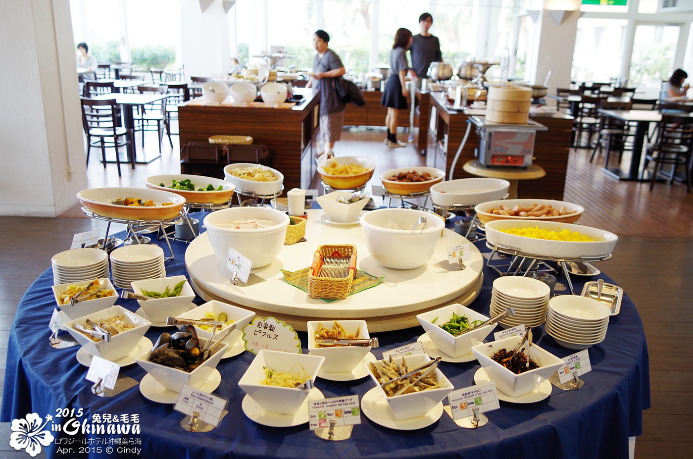 [2015。沖繩|親子|飯店] 不只離水族館超近，還有超豐盛特色早餐的『美海地産度假村 Loisir Hotel Okinawa Churaumi』～沖繩名菜全吃到!!! (已歇業) @兔兒毛毛姊妹花