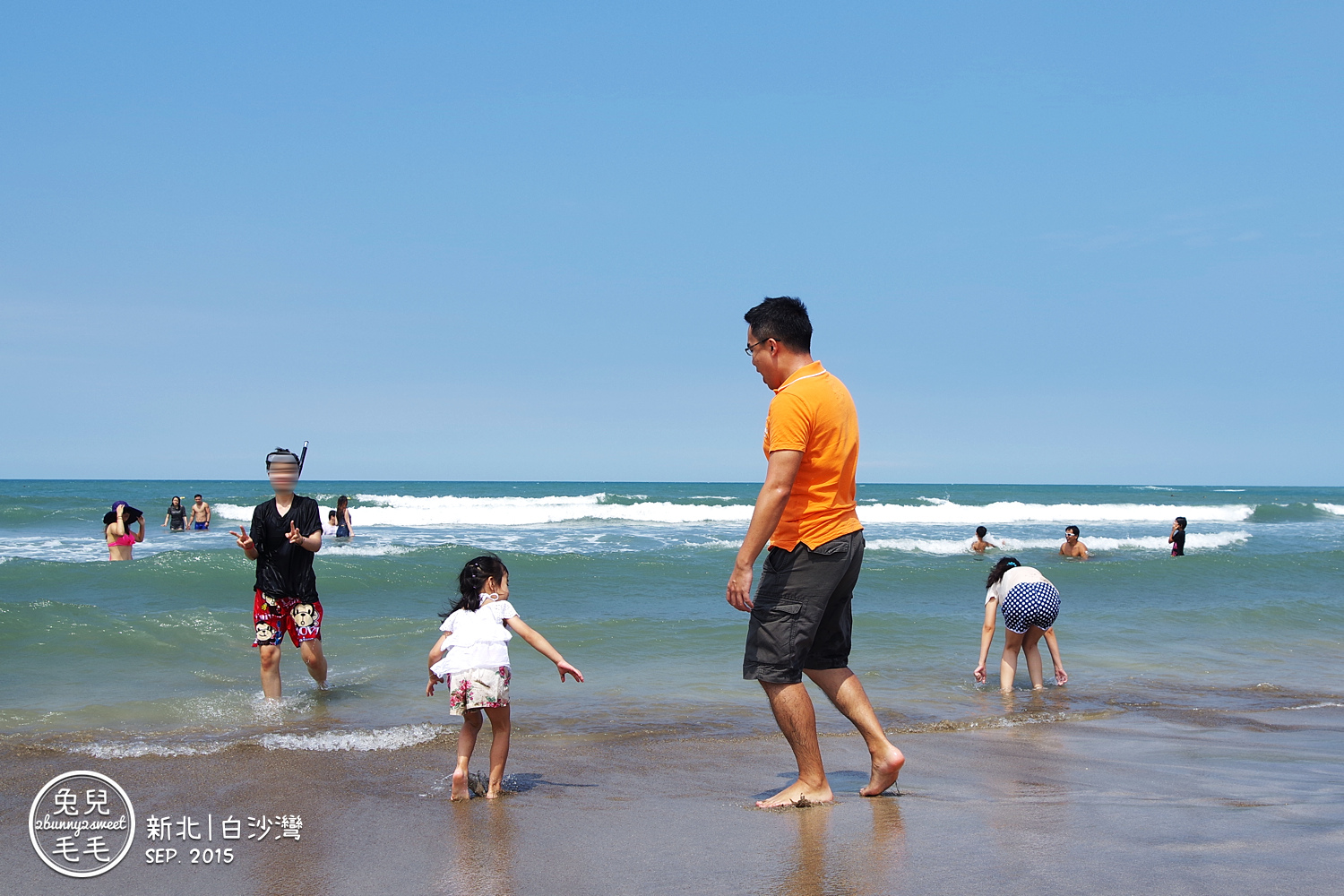 [親子遊。新北] 海灘戲沙踏浪&#038;兒童遊戲室玩耍一次滿足＝白沙灣＋伊莎貝拉海灘咖啡館 (2017 年再訪) @兔兒毛毛姊妹花