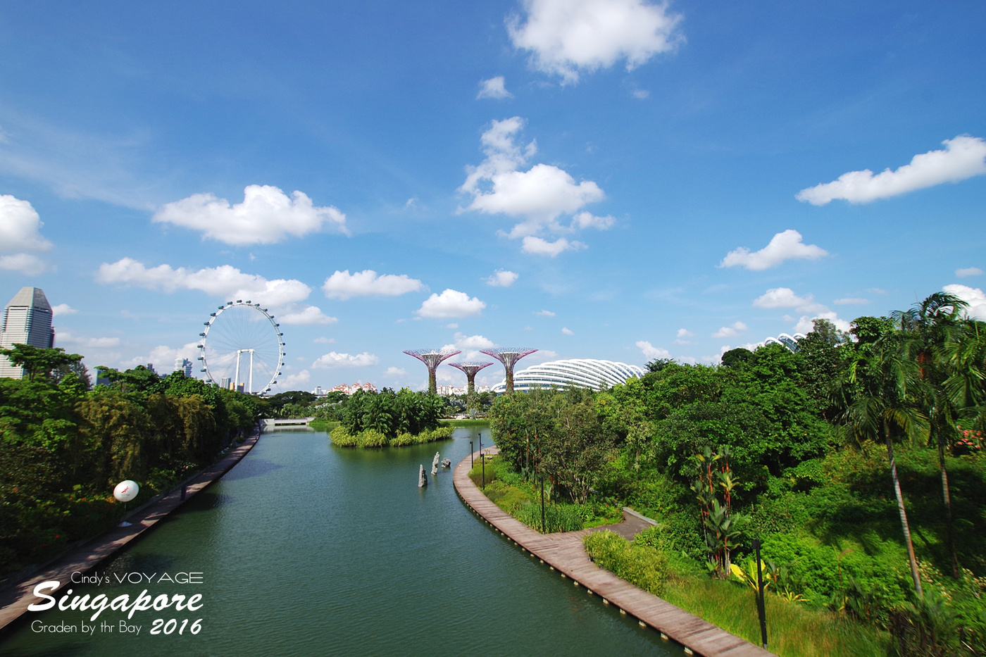 [2016。新加坡] 爬上 Super Tree 眺望『濱海灣花園 Garden by the Bay』美景 (含交通資訊) @兔兒毛毛姊妹花