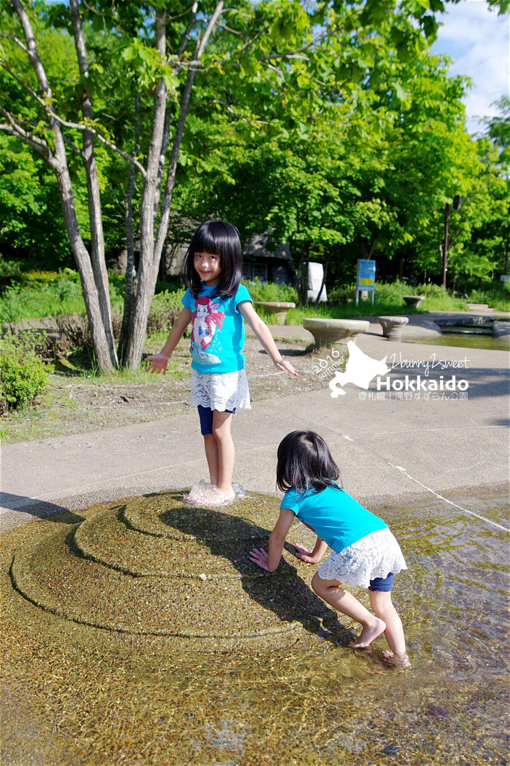 北海道景點【瀧野鈴蘭丘陵公園】滝野すずらん公園～熔岩滑梯、彈跳巨蛋～札幌親子景點 @兔兒毛毛姊妹花