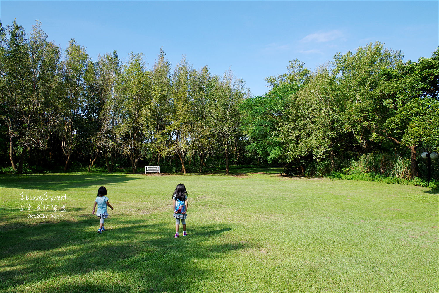 [新竹。親子餐廳] 中式料理庭園餐廳裡有溜滑梯、草地、樹屋～古奇峰何家園餐廳～闔家用餐好所在 @兔兒毛毛姊妹花