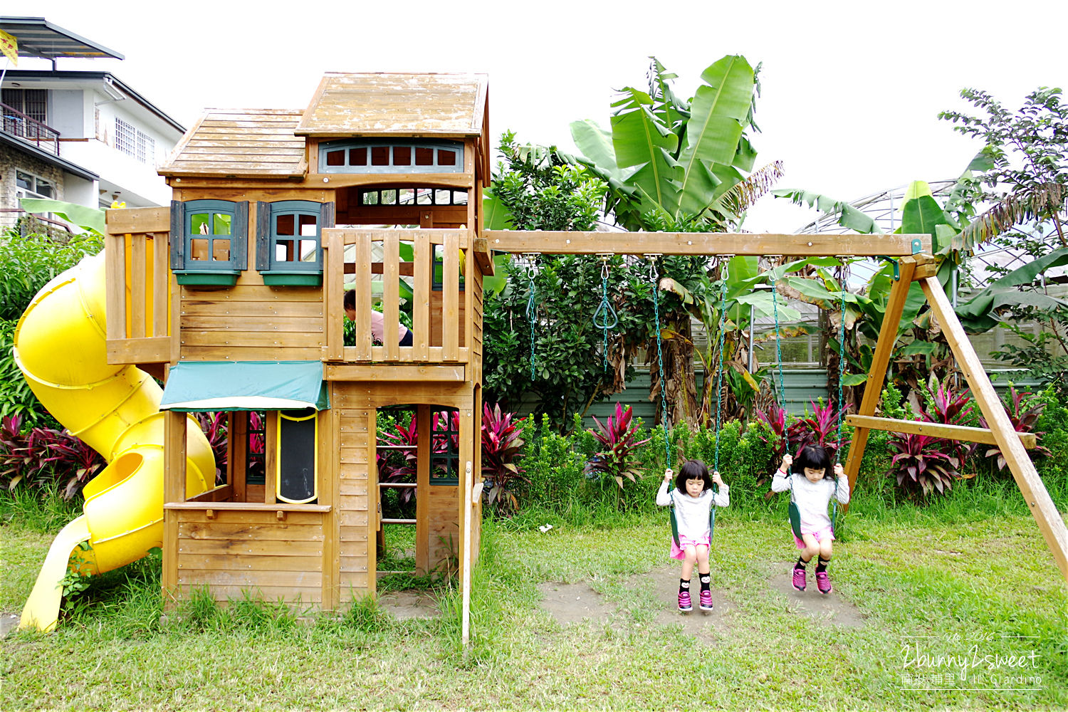 [親子遊。南投] 庭園滑梯鞦韆 x 義大利主廚手作料理～IL Giardino 義花園～埔里親子美食餐廳 @兔兒毛毛姊妹花