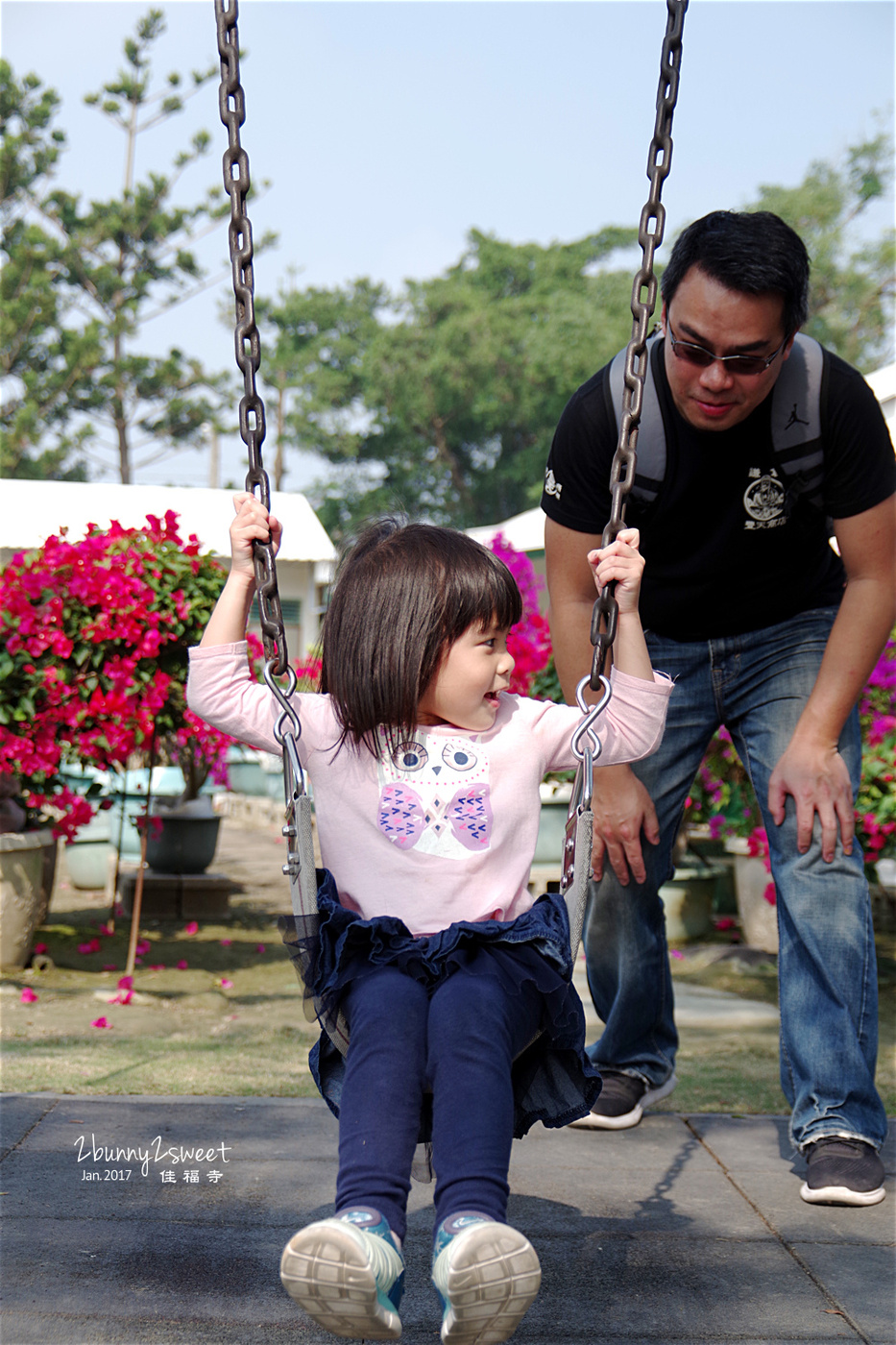 台南親子景點》全台最歡樂的寺廟～佳福寺 慈幼兒童樂園～直的、捲的、超長滾輪式多種溜滑梯，還附設烤肉區｜台南免費景點 @兔兒毛毛姊妹花