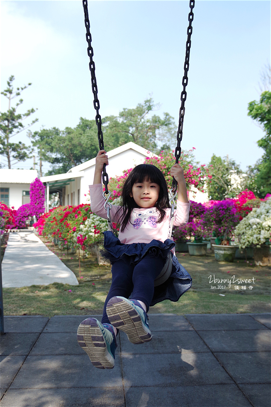 台南親子景點》全台最歡樂的寺廟～佳福寺 慈幼兒童樂園～直的、捲的、超長滾輪式多種溜滑梯，還附設烤肉區｜台南免費景點 @兔兒毛毛姊妹花