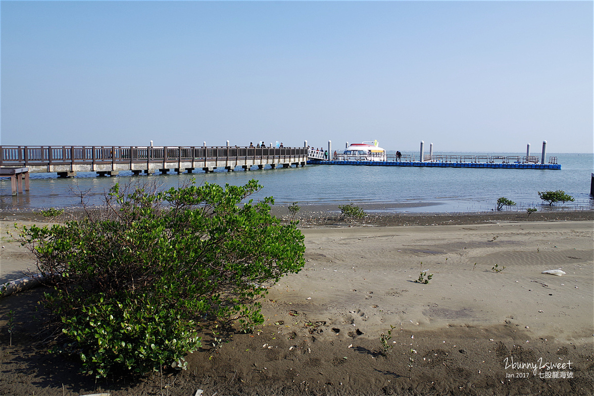 台南親子景點》七股龍海號 探索潟湖生態之旅～搭乘高級膠筏遊潟湖、看生態，看完蚵田直接來個烤蚵放題～精神味蕾都滿足的生態之旅 @兔兒毛毛姊妹花