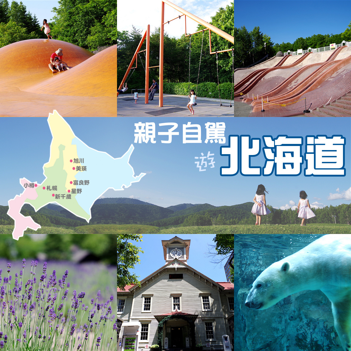 [北海道|親子|自駕] 富田農場｜ Farm Tomita｜ファーム富田～夏季遊北海道絕不可錯過的薰衣草花海美景 (初夏薰衣草花海)｜富良野免費景點 @兔兒毛毛姊妹花