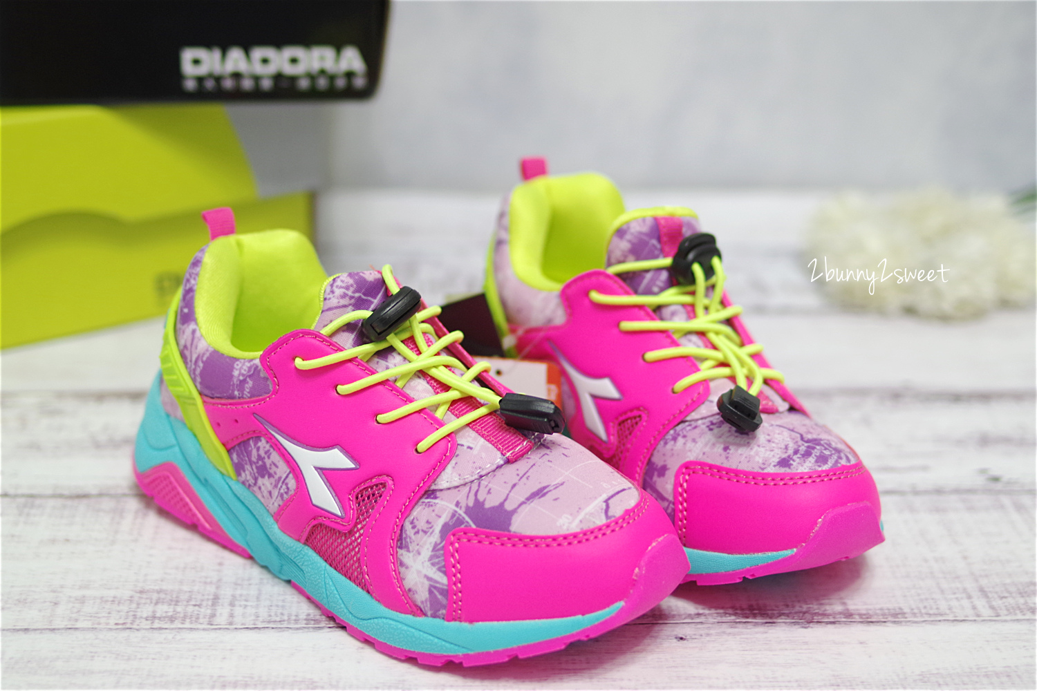 [好物。體驗] 義大利國寶鞋 DIADORA 迪亞多那～全家人的高 C/P 值機能運動鞋｜機能童鞋 @兔兒毛毛姊妹花