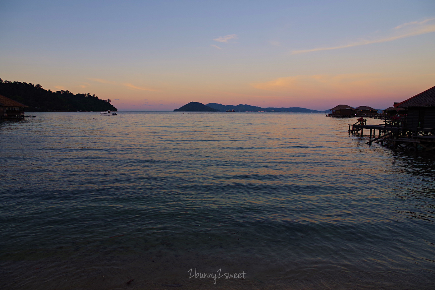 沙巴住宿【伽亞娜生態度假村 Gayana Marine Resort】走出陽台就可以跳進大海的絕美海上屋 @兔兒毛毛姊妹花