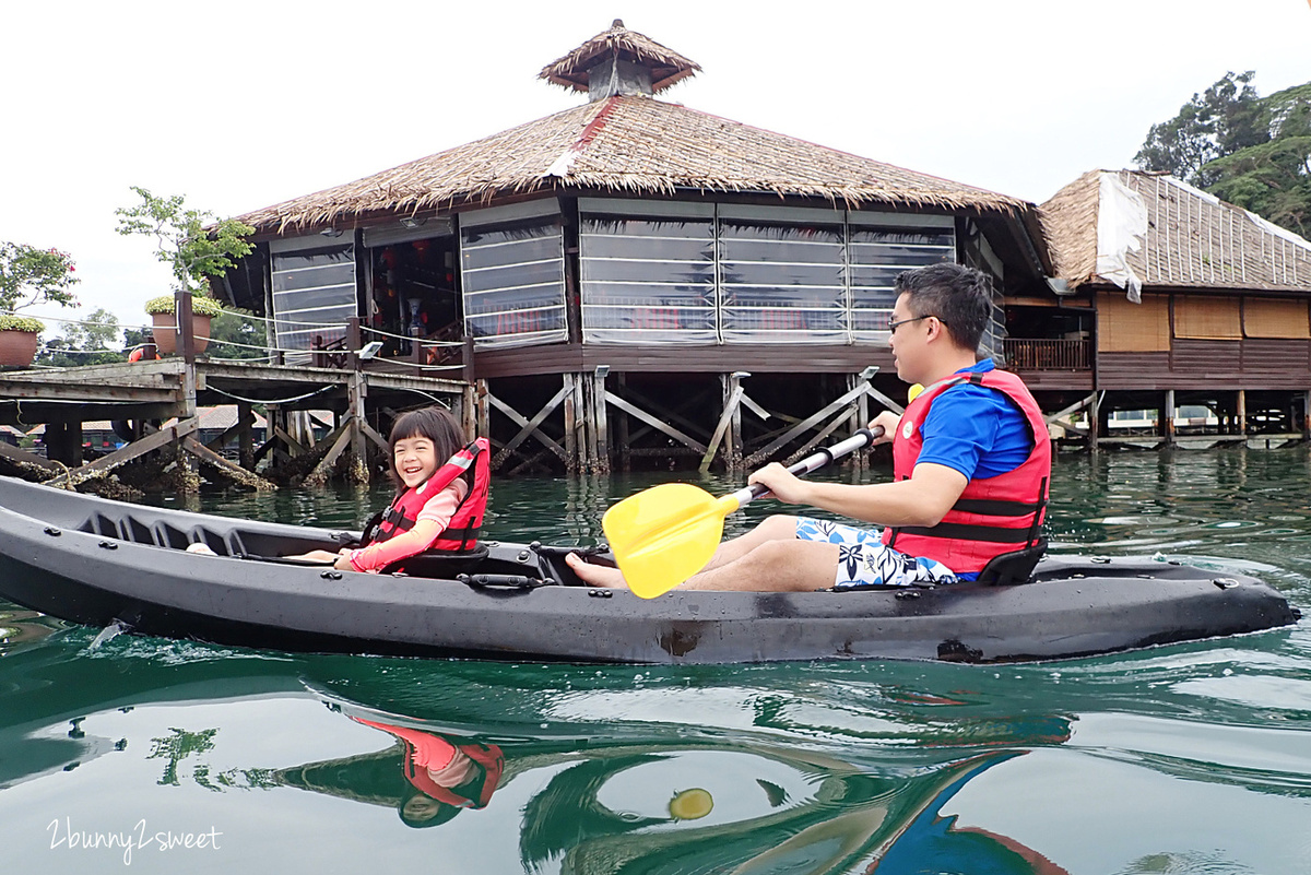 沙巴住宿【伽亞娜生態度假村 Gayana Marine Resort】走出陽台就可以跳進大海的絕美海上屋 @兔兒毛毛姊妹花