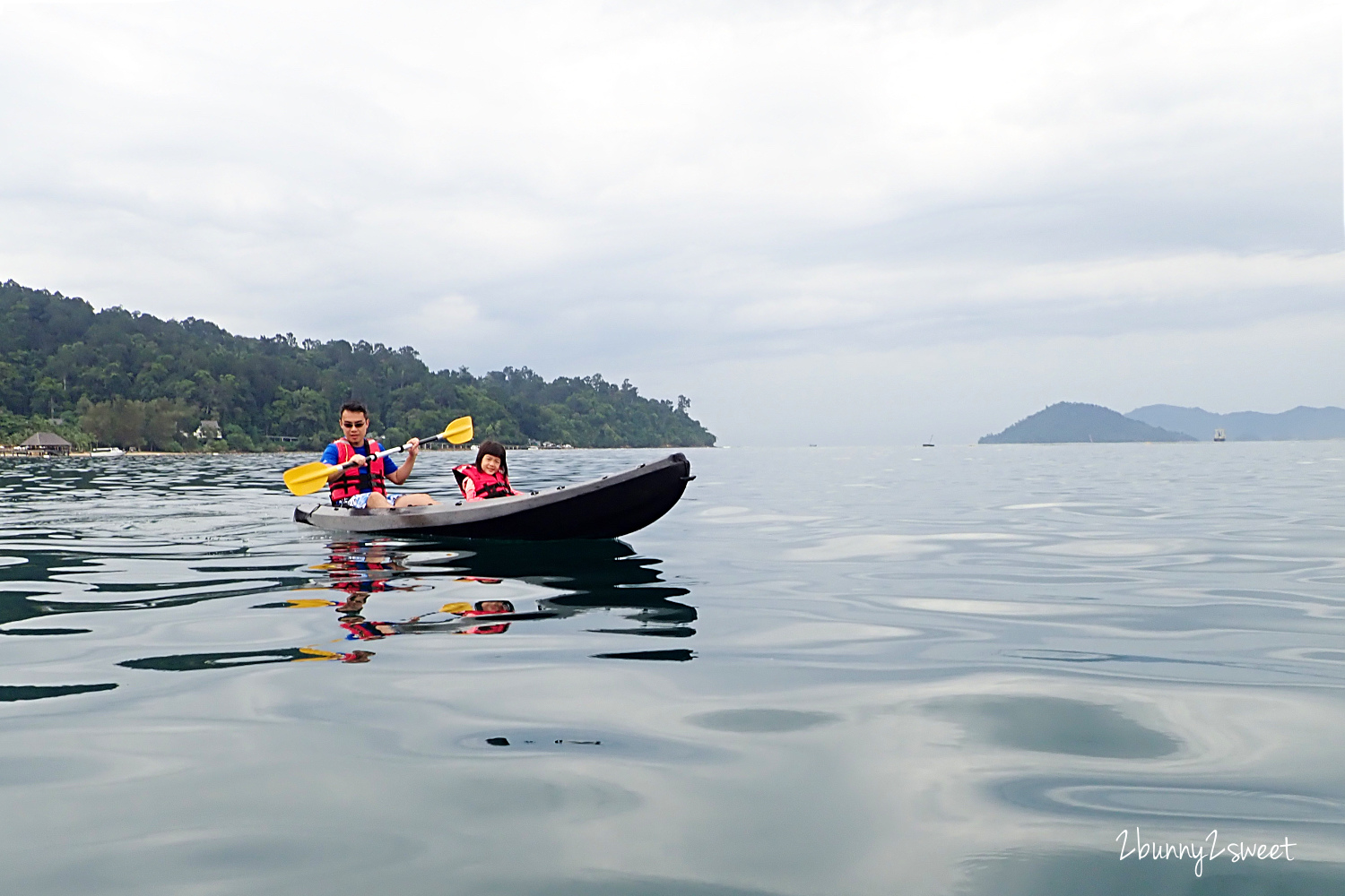 沙巴住宿【伽亞娜生態度假村 Gayana Marine Resort】走出陽台就可以跳進大海的絕美海上屋 @兔兒毛毛姊妹花