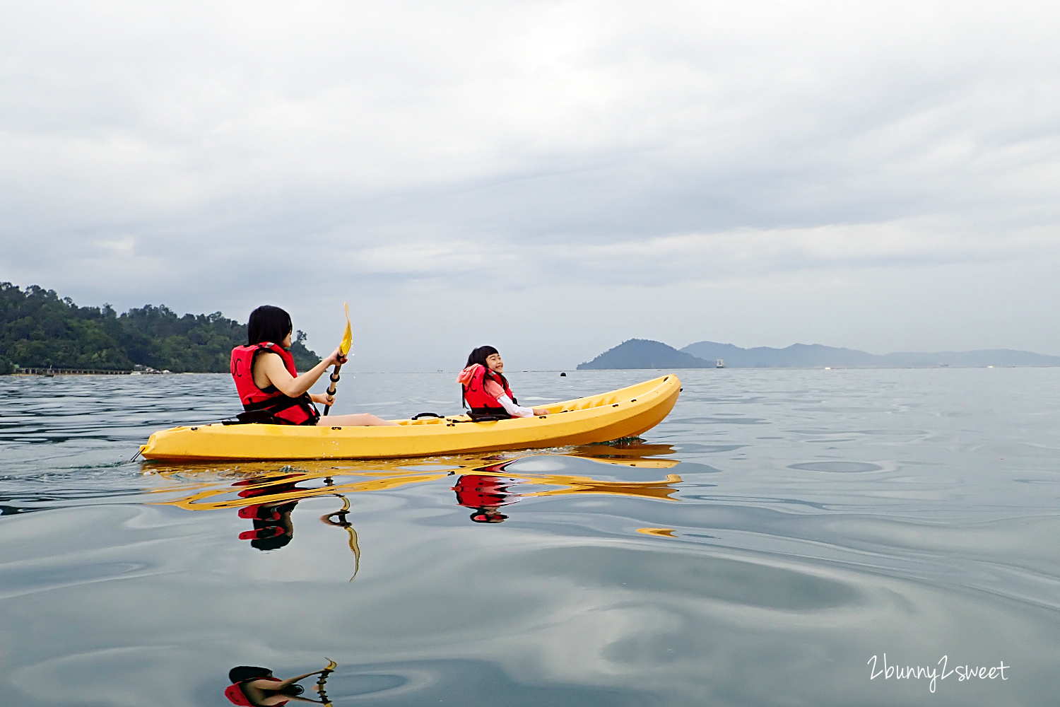 沙巴住宿【伽亞娜生態度假村 Gayana Marine Resort】走出陽台就可以跳進大海的絕美海上屋 @兔兒毛毛姊妹花