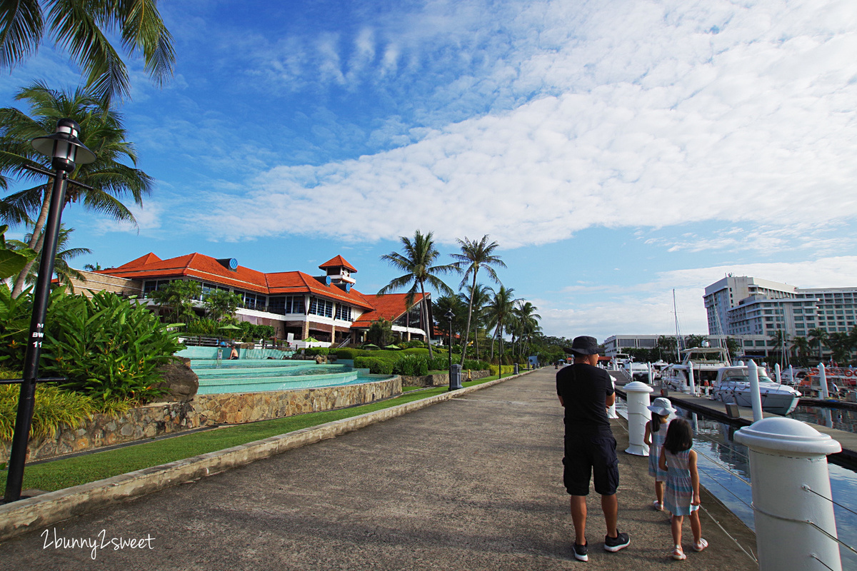 沙巴親子飯店》麥哲倫絲綢度假村 Magellan Sutera Resort～沙灘、泳池、滑水道，還有 KTV、健身房、電影院、保齡球館、兒童遊戲室～休閒設施豐富到讓你玩不完的度假村 @兔兒毛毛姊妹花