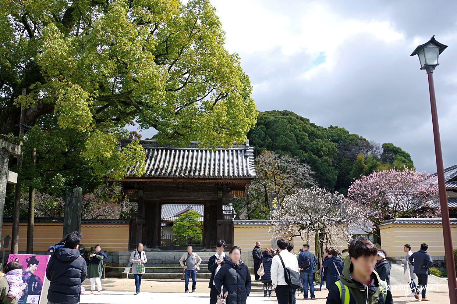 九州福岡景點》太宰府天滿宮半日遊～交通、停車、景點、美食全攻略～必吃一蘭合格拉麵、太宰府名物梅枝餅、壽子屋手工仙貝、天山鬼瓦最中八女茶草莓大福&#038;串蕨，必拍日本十大最美星巴克 @兔兒毛毛姊妹花