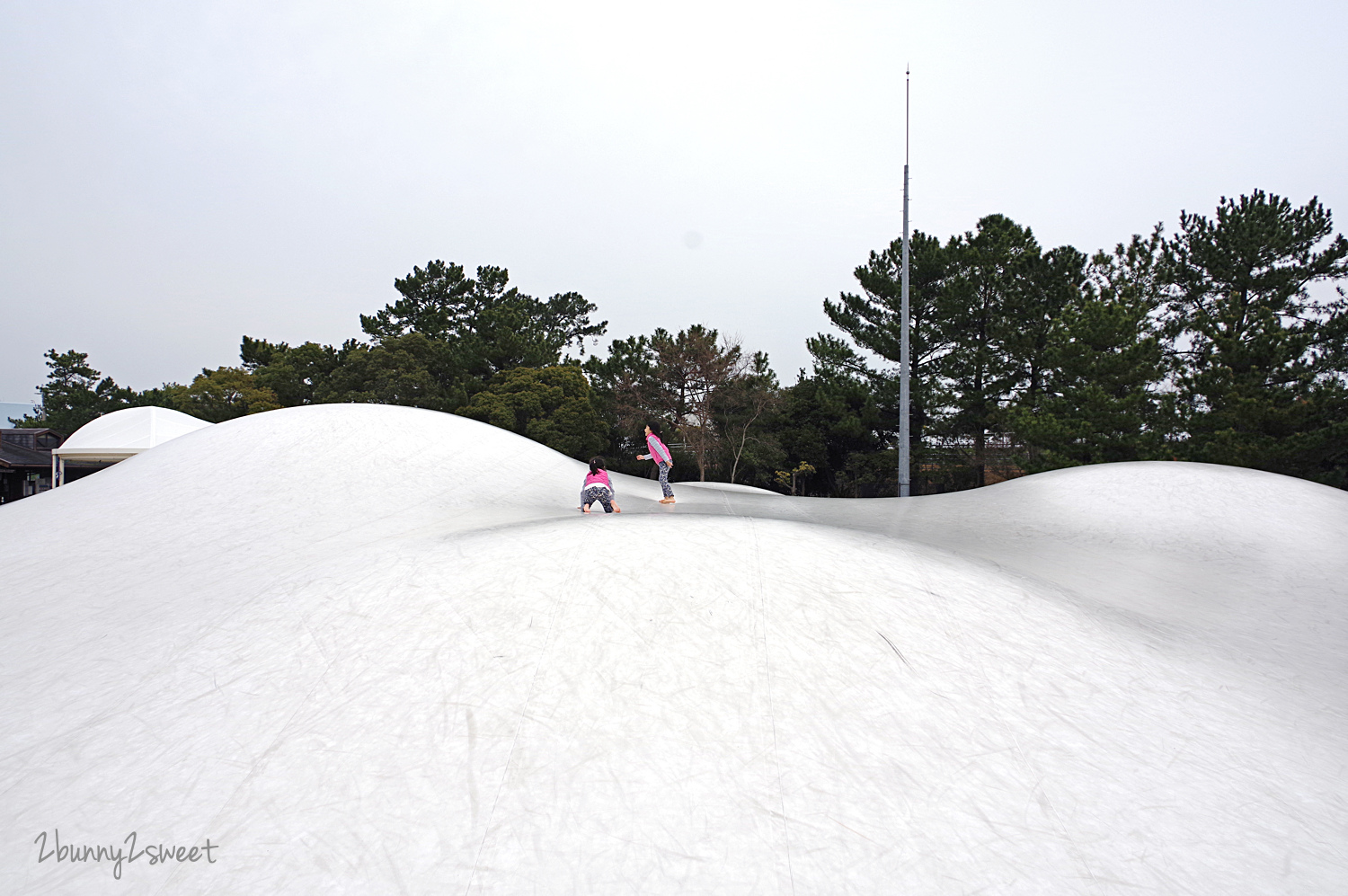 九州福岡特色公園》海之中道海濱公園｜海の中道海浜公園～雲朵蹦蹦床 x 超長溜滑梯 x 水上攀爬網 x 可愛動物區 x 夏季戲水池～親子遊福岡必玩超大型國營公園 @兔兒毛毛姊妹花