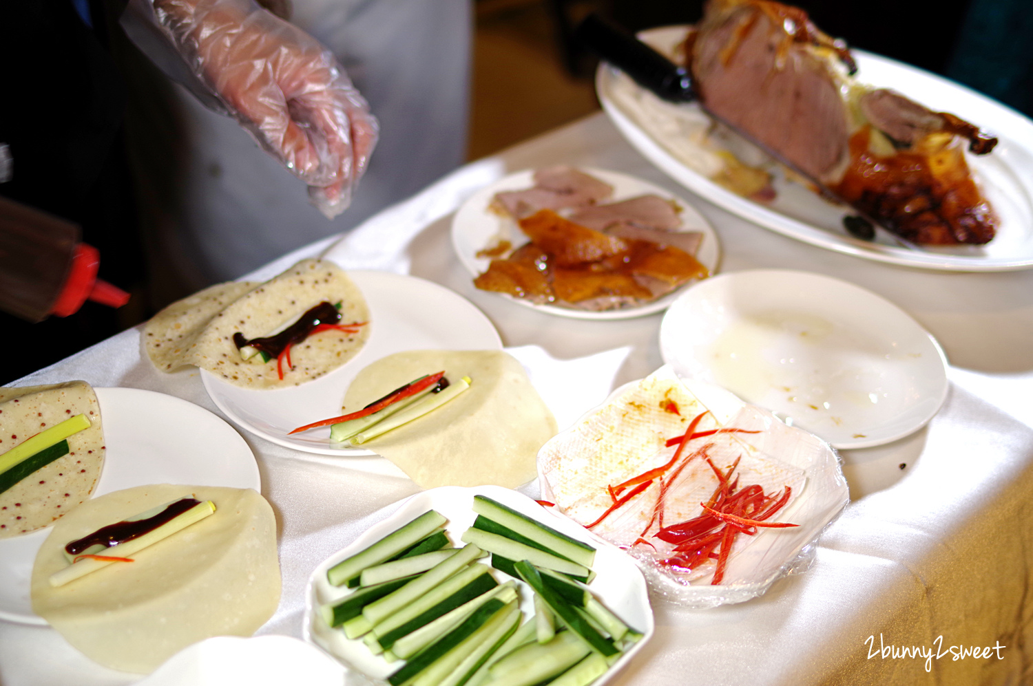 [台北。美食] 點水樓大直店全新菜色～鮮嫩多汁的白蘆筍入菜、還有肥美軟嫩鴨肉料理～菜色精緻豐盛、環境高雅舒適～適合母親節聚餐江南料理餐廳｜捷運文湖線美食｜捷運劍南路站餐廳 @兔兒毛毛姊妹花