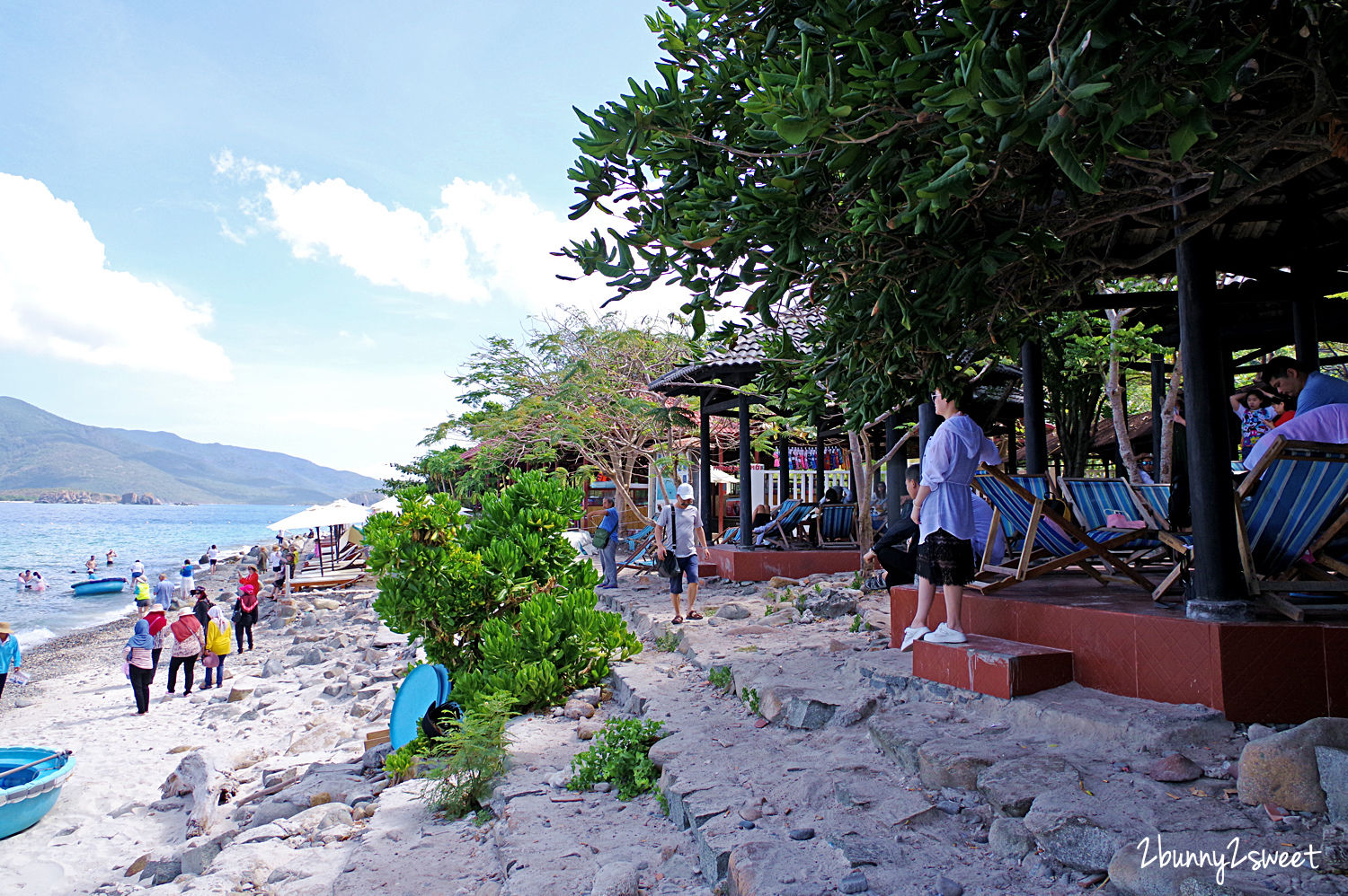 [越南｜芽莊。親子景點] 芽莊 Nha Trang 跳島～搭乘快艇去木島 (黑島，Hon Mun)，搭乘玻璃船看珊瑚礁 or 浮潛看魚去｜誠旺旅行社 愛越芽莊｜芽莊直航 @兔兒毛毛姊妹花