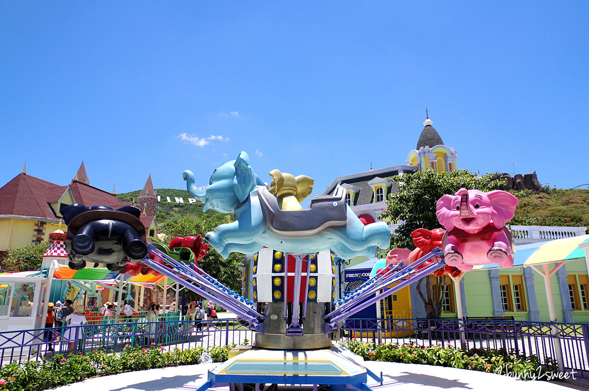 芽莊景點》芽莊珍珠島樂園 Vinpearl Land Nha Trang～陸上樂園、水上樂園，還有海底隧道水族館和動物園～親子必遊「越南迪士尼」真的好好拍也好好玩 @兔兒毛毛姊妹花