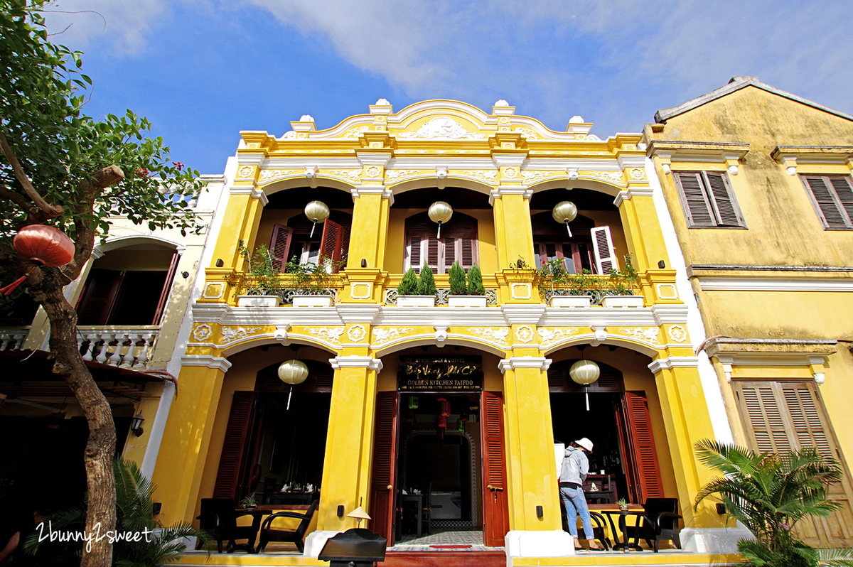 [越南｜會安。景點 ] 會安古鎮 Hoi An Ancient Town~輕舟、水岸、燈籠、古宅、人力車、奧黛～保留十六世紀國際商港繁華街景的世界文化遺產 &#038; Mia Fish 越南料理｜中越必遊景點｜會安古城｜Bamboo Airway 越竹航空｜誠旺旅行社 @兔兒毛毛姊妹花