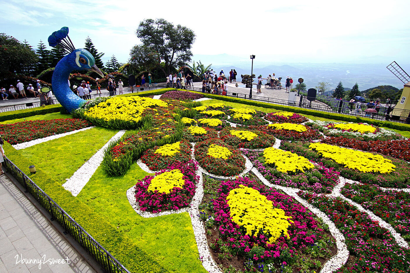 越南峴港景點》巴拿山 Sun World Ba Na Hills 詳盡地圖攻略～黃金佛手橋、法國村、室內遊樂園、超長高空纜車&#038;高山過山車 @兔兒毛毛姊妹花