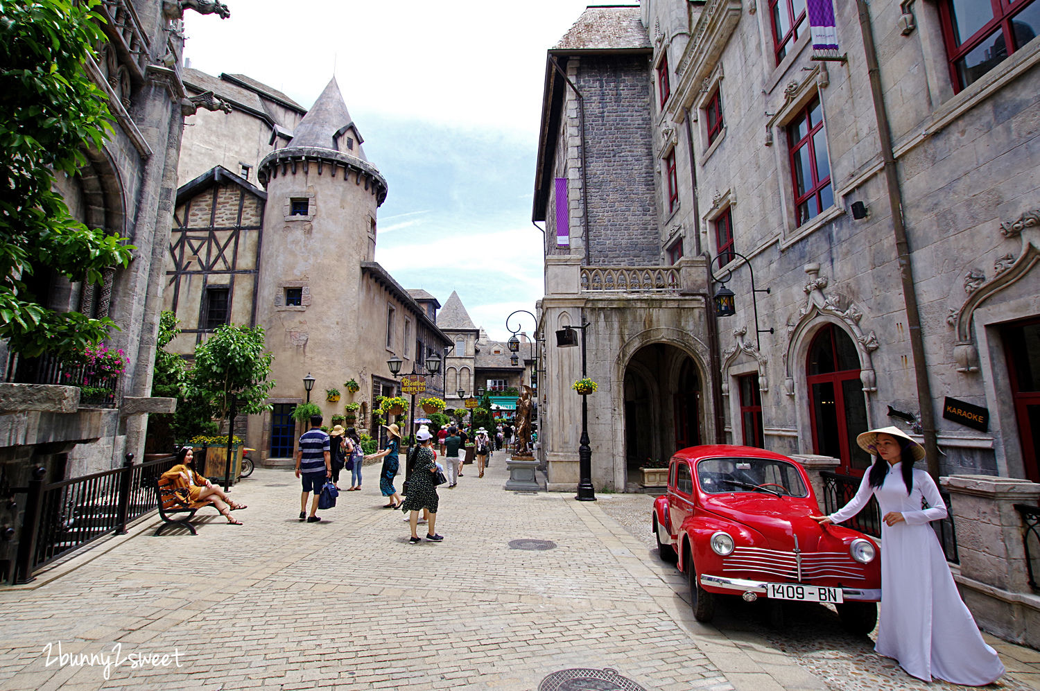 越南峴港景點》巴拿山 Sun World Ba Na Hills 詳盡地圖攻略～黃金佛手橋、法國村、室內遊樂園、超長高空纜車&#038;高山過山車 @兔兒毛毛姊妹花