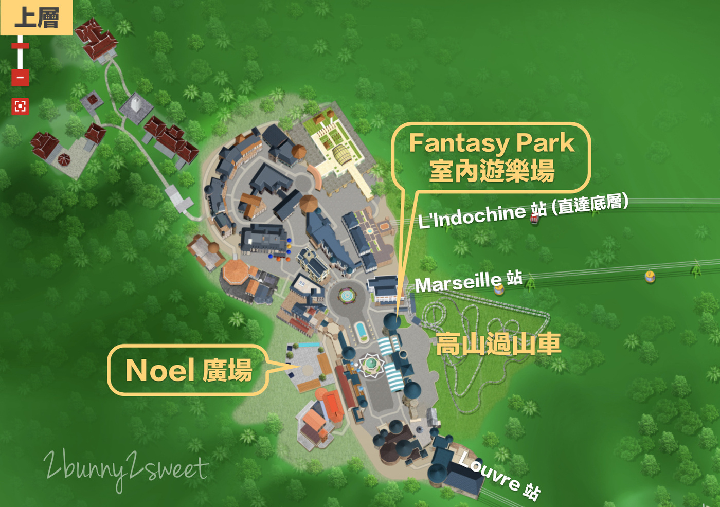 越南峴港景點》巴拿山 Sun World Ba Na Hills 詳盡地圖攻略～黃金佛手橋、法國村、室內遊樂園、超長高空纜車&#038;高山過山車 @兔兒毛毛姊妹花