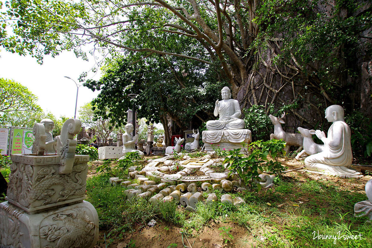 [越南｜峴港。景點] 五行山 Ngũ Hành Sơn~大理石山裡藏著莊嚴佛寺、洞窟大佛、壯麗美景～峴港必遊 Marble Mountain｜中越旅遊｜Bamboo Airway 越竹航空｜峴港直航｜誠旺旅行社 愛越峴港 @兔兒毛毛姊妹花